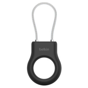 Belkin Secure Holder with Wire Cable for AirTag - Black