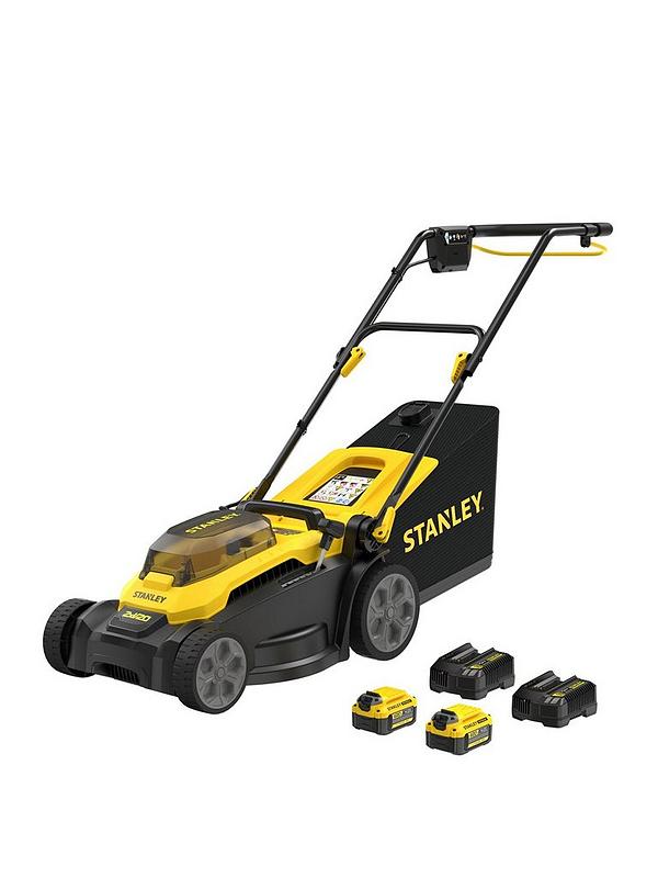 STANLEY 18V 37CM PUSH MOWER 4AH