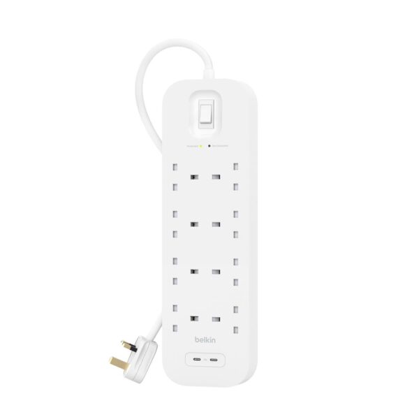 SURGE USB C 8 OUTLET DUAL USBC 30W P