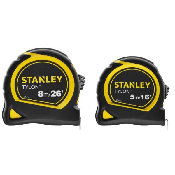 STANLEY TYLON TAPE TWIN PACK 5M & 8M