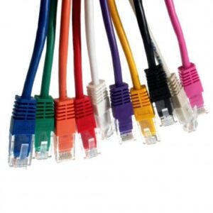 URT-600R 0.5M CAT5E UTP PVC INJ MDD CBL-RED