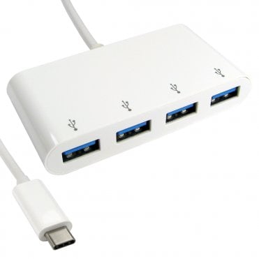 15CM LEAD USB C(M)-4X USB3.0A(F) ADA