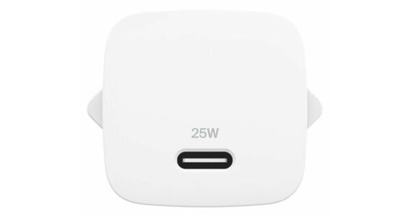 Belkin BoostCharge 25W USB-C Wall Charger + Lightning Cable Twin Pack White