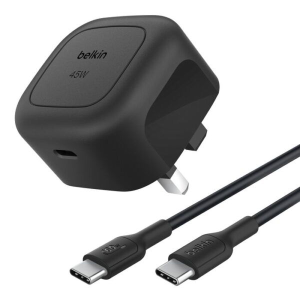 45W USB WCHARGE WPPSBLK W C-C CABLE