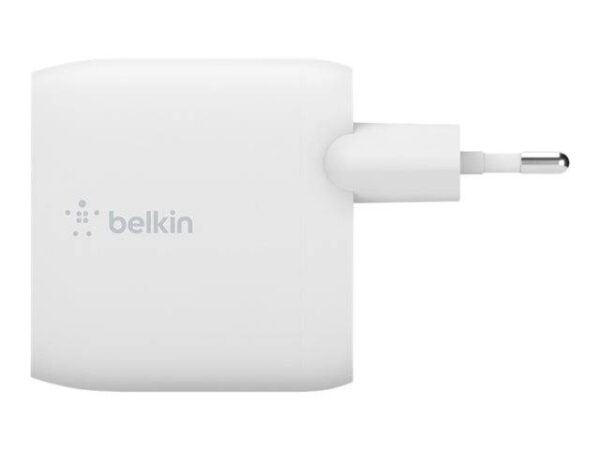 DUAL USB-A WALLCHARGER 12W X2 WHT EU