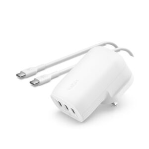 3-PORT WALL CHARGER 100W USB-C CABLE