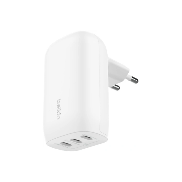 Belkin BoostCharge 3-Port USB-C Wall Charger 67W with PPS White