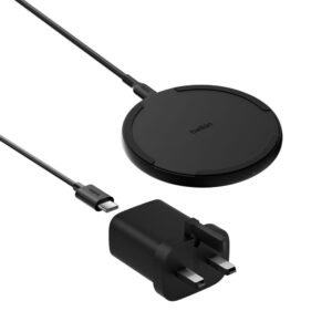 WIA012MYBK BOOSTCHARGE 15W PAD BLACK W PSU