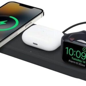 Belkin BoostCharge Pro 3-in-1 Wireless Charging Pad MagSafe 15W Black