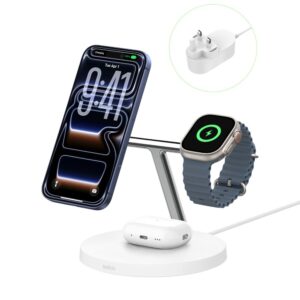 WIZ032MYWH BOOSTCHARGE PRO 3-IN-1 15W WLESS WHT