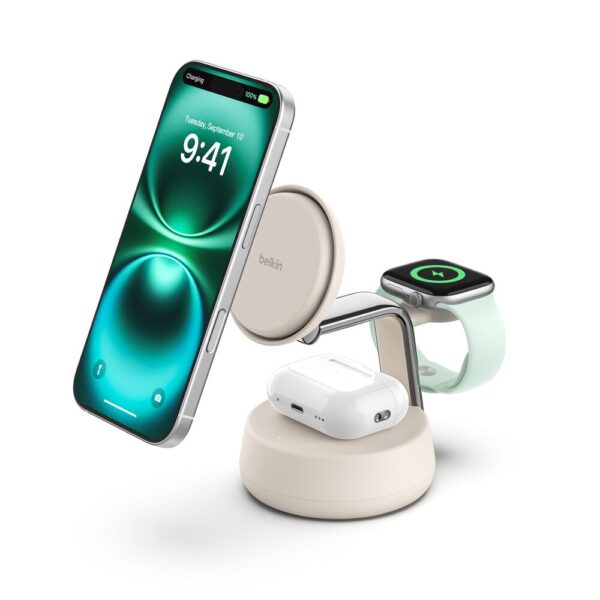 PRO 25W QI2 3IN1 MAGNETI CHARGE SAND
