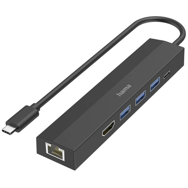 USB-C HUB 6 PORTS USB-A/C HDMI LAN