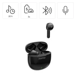ACTION ONE BTOOTH EARBUDS BLACK ACTION ONE BTOOTH EARBUDS BLACK