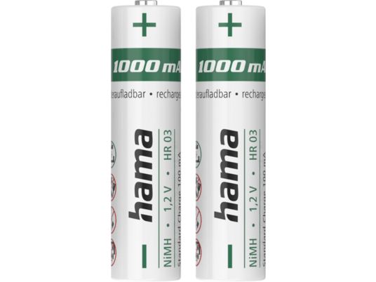 NIMH RECHARGABLE BATTERIES AAA MICRO
