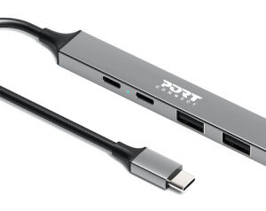 HUB USB 5 PORTS 3A + 1C + PD 100W