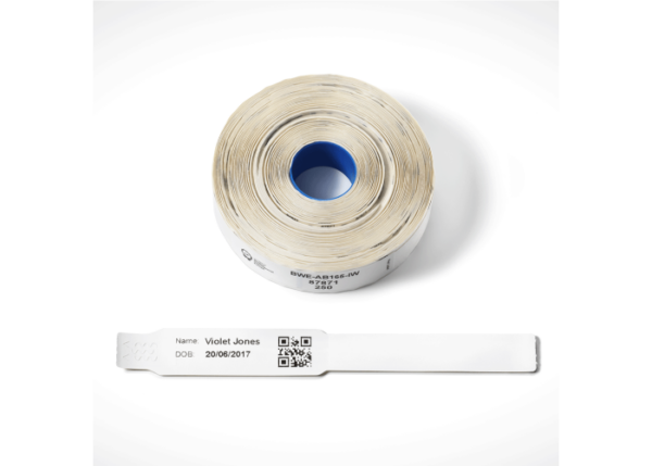 WRISTBAND INFANT 165MMX20MM 4 ROLLS
