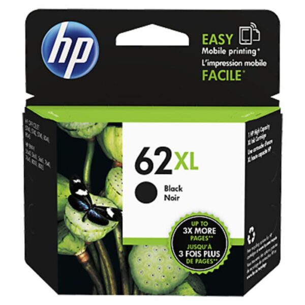 HP 62XL HIGH YIELD BLACK ORIGINAL IN