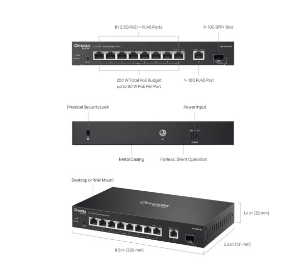 8-PORT 2.5G+ 2-PORT 10G EASY MANAGED