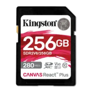 256GB CANVAS REACT PLUS SDXC UHS-II 256GB CANVAS REACT PLUS SDXC UHS-II
