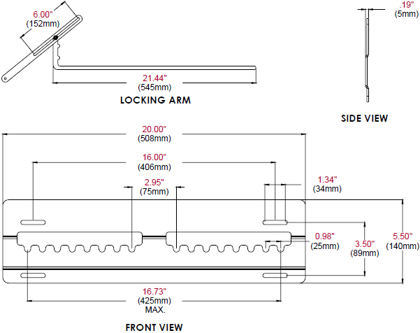 ULTRASLIM UNIVERSAL FLAT WALL MOUNT