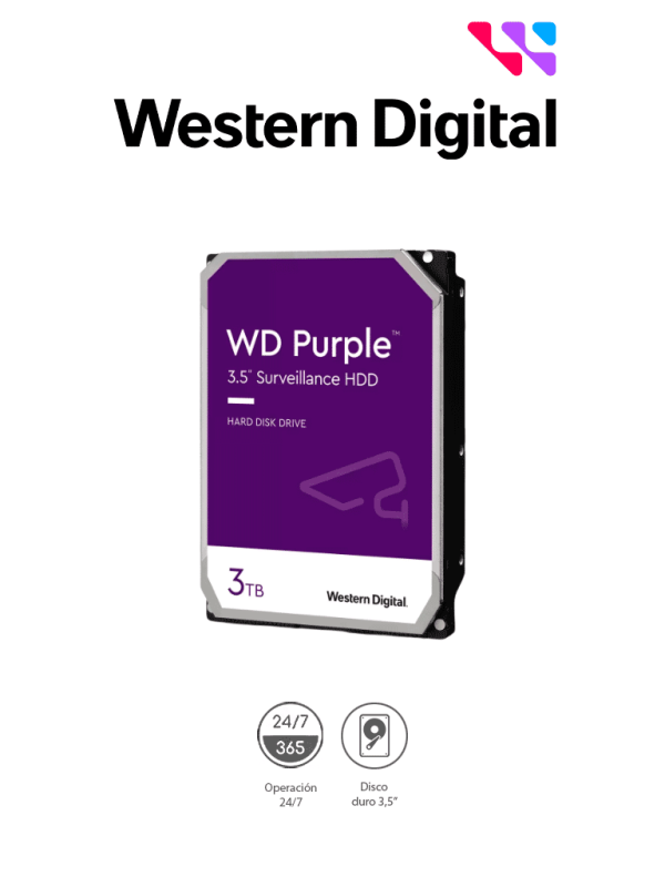 WD PURPLE SURVEILLANCE HARD DRIVE -