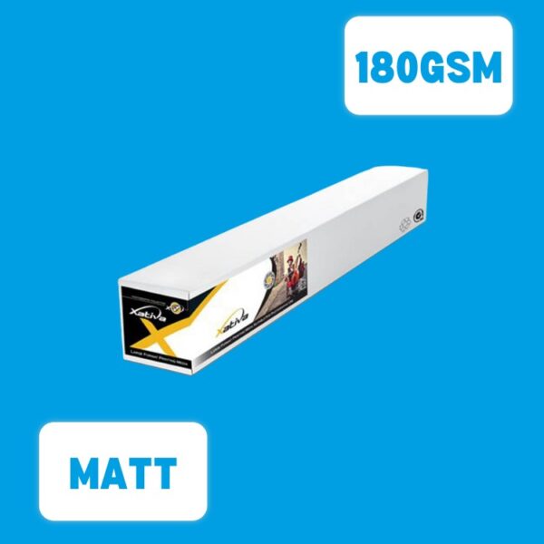 Xativa X-Press Matt Coated Paper 180 gsm - 42 in / 1067 mm x 30 m