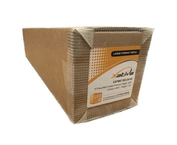 Xativa X-Press Matt Coated Paper 180 gsm - 24 in / 610 mm x 45 m