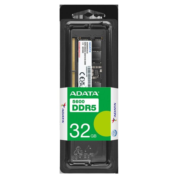ADATA 32 GB DDR5-5600 SO-DIMM Memory - Bulk