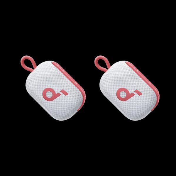 soundcore Select 4 Go Bluetooth Speaker - White and Red