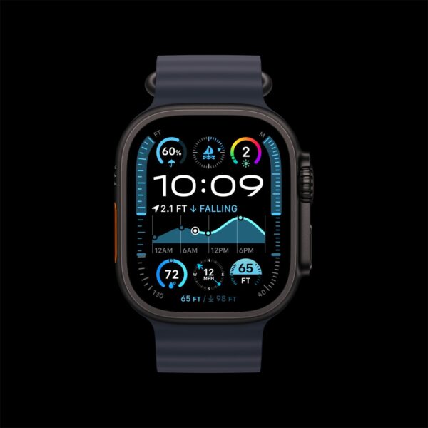 DEMO Apple Watch Ultra 2 49 mm Black Titanium - Black Ocean Band