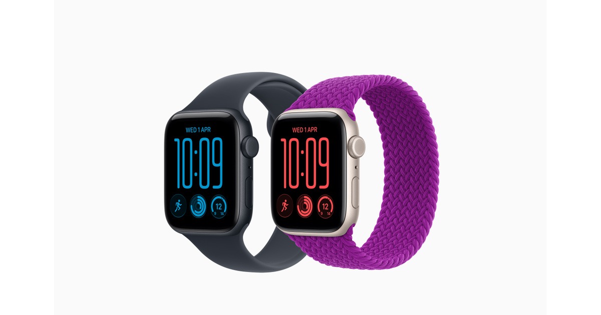 Apple Watch SE 3 40mm GPS + Cellular - Midnight, Navy Sport Band S/M