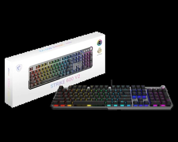 MSI STRIKE 600 V2 Silent Mechanical Keyboard - UK