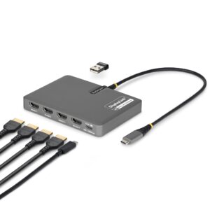 StarTech.com USB-C to Quad HDMI DisplayLink Adapter - image 1 StarTech.com USB-C to Quad HDMI DisplayLink Adapter