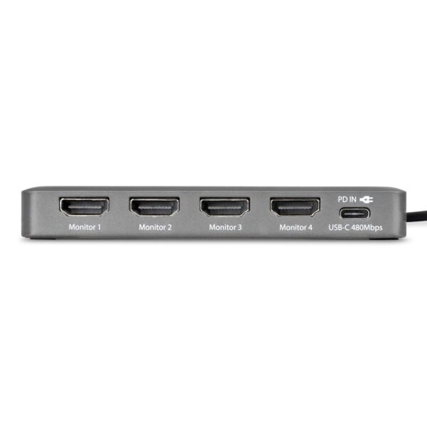 StarTech.com USB-C to Quad HDMI DisplayLink Adapter