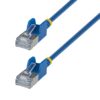 StarTech.com Ultra-Slim Cat6a Patch Cable - 1.5m Blue