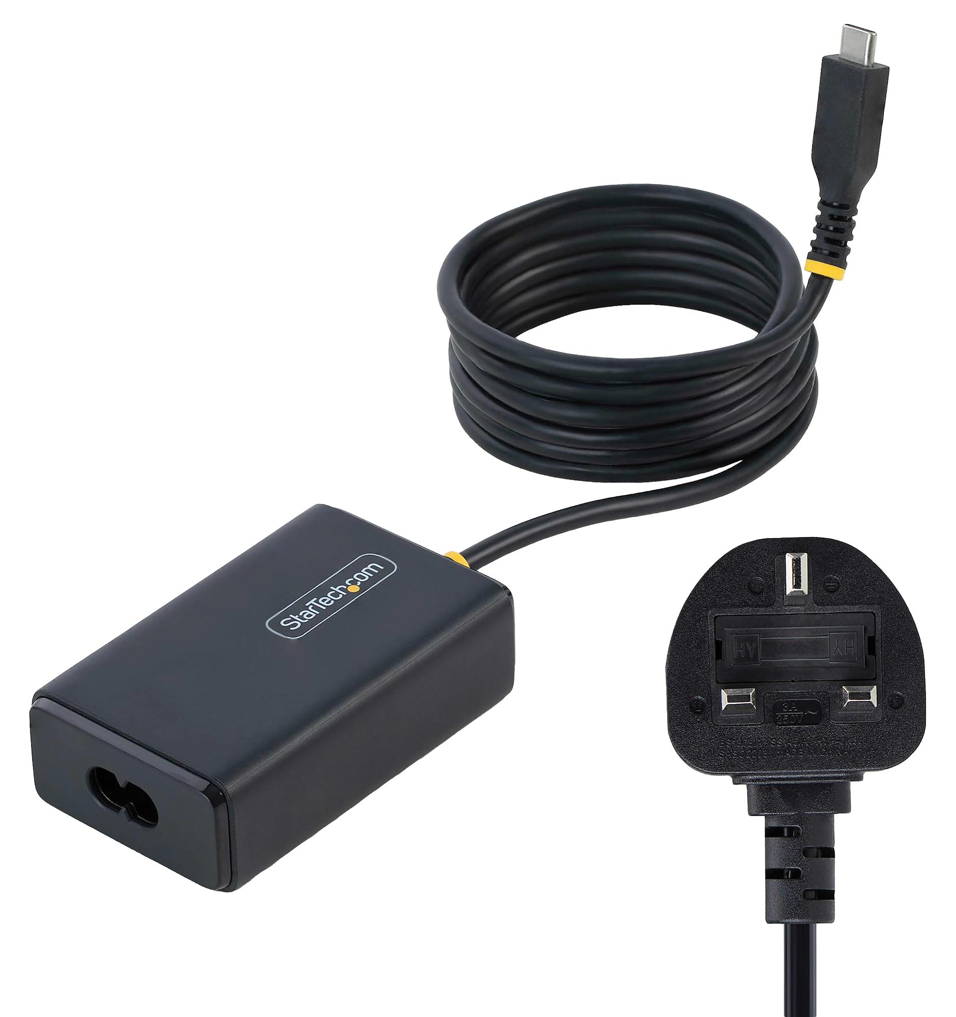 165LUUSBCCHG-validated StarTech.com 65W USB-C Laptop Charger with 1.5m Cable - UK