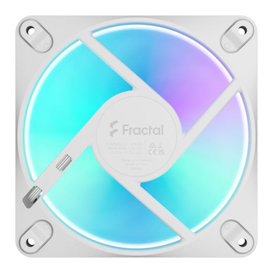 Fractal Design Dynamic 3 120 mm RGB PWM Fan - White Fractal Design Dynamic 3 120mm RGB PWM Fan - White