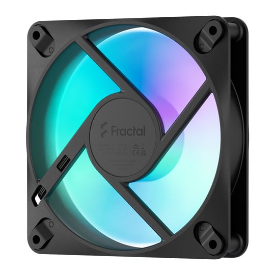 Fractal Design Dynamic 3 120 mm RGB PWM Fans - Black, 3-Pack Fractal Design Dynamic 3 120mm RGB PWM Fans - Black, 3-Pack