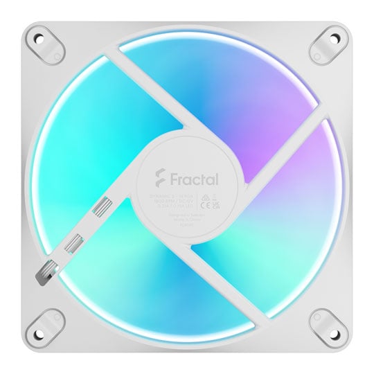 Fractal Design Dynamic 3 140 mm RGB PWM Fan - White Fractal Design Dynamic 3 140mm RGB PWM Fan - White