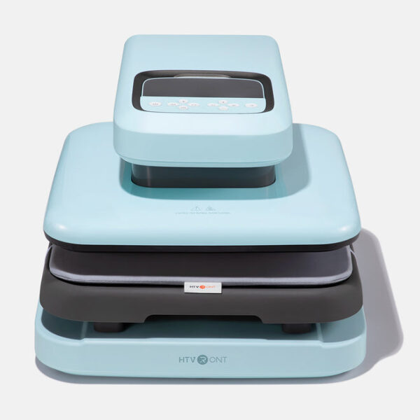 AUTO HEAT PRESS 2-BUBBLE BLUE HTVRONT Auto Heat Press 2 - Bubble Blue