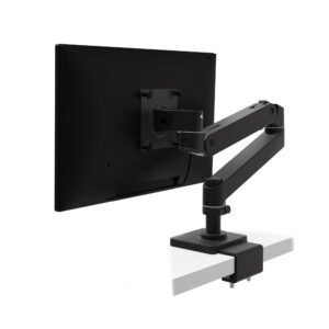 Ergotron LX Pro Desk Monitor Arm, C-Clamp - Matte Black Ergotron LX Pro Desk Monitor Arm, C-Clamp - Matte Black