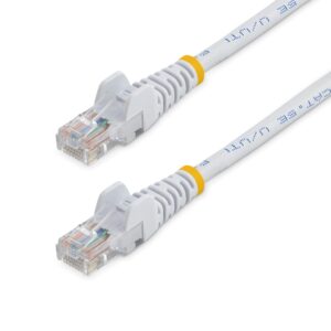 startech-cat5e-snagless-patch-white StarTech Cat5e snagless patch cable white