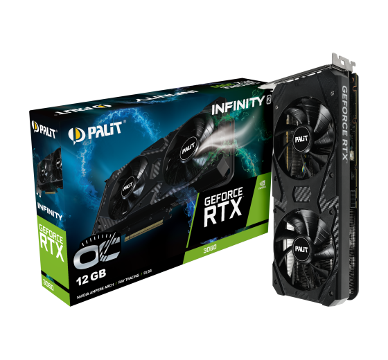Palit GeForce RTX 3060 Infinity 2 OC 12GB GDDR6 Graphics Card