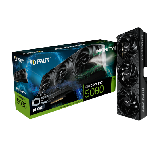 Palit GeForce RTX 5080 Infinity 3 OC 16GB GDDR7 Graphics Card