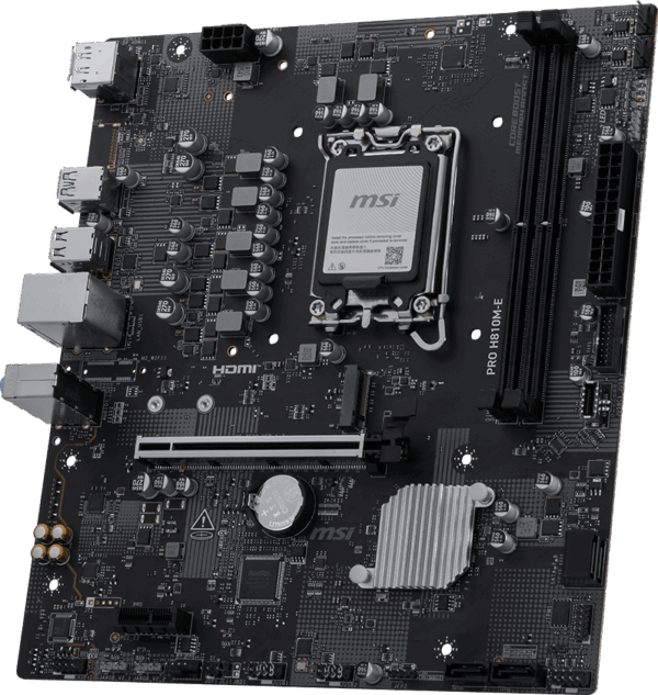 MSI PRO H810M-E Intel LGA1851 Motherboard MSI PRO H810M-E Intel LGA1851 Motherboard