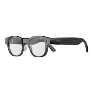 VIVE EAGLE Square Smart Glasses - Adaptive, Glossy Black
