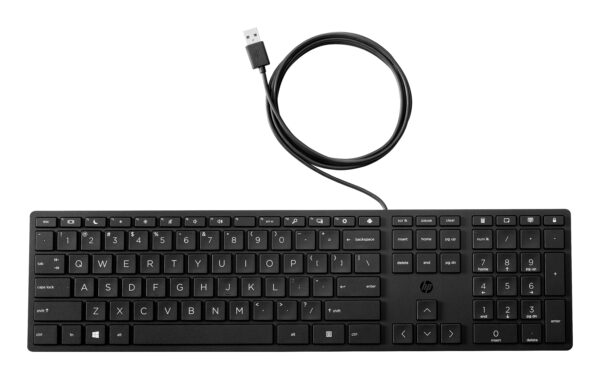 Non Cancellable Non Returnable (NCNR)   HP WIRED 320K KEYBOARD EURO