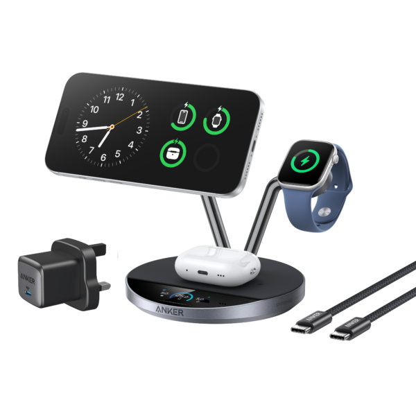 Anker Prime 3-in-1 Wireless Charging Dock Stand - B25X7V11