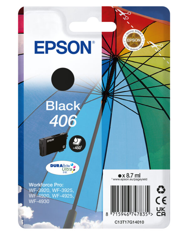 SINGLE BLACK 406 UMBRELLA INK
