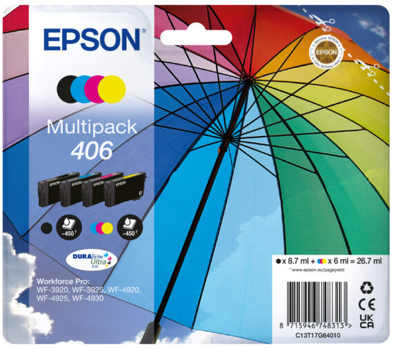 MULTI 4-COLOUR 406 UMBRELLA INK